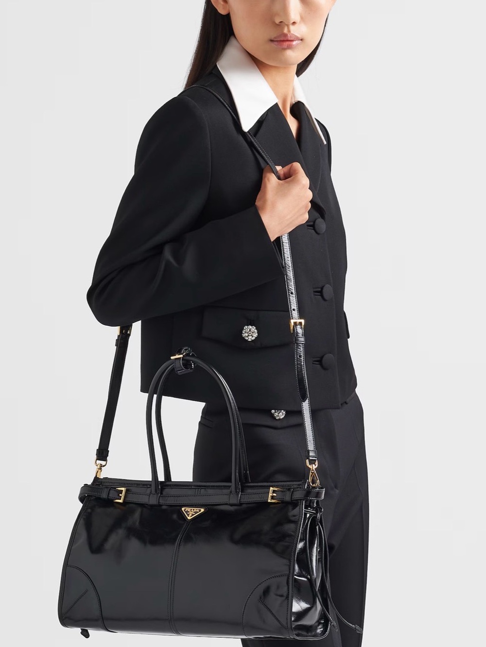 Prada Bonnie in large NEW w GHW - Picture 3 of 16